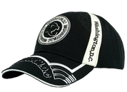Washington DC Embossed and Embroidered Baseball Cap Black