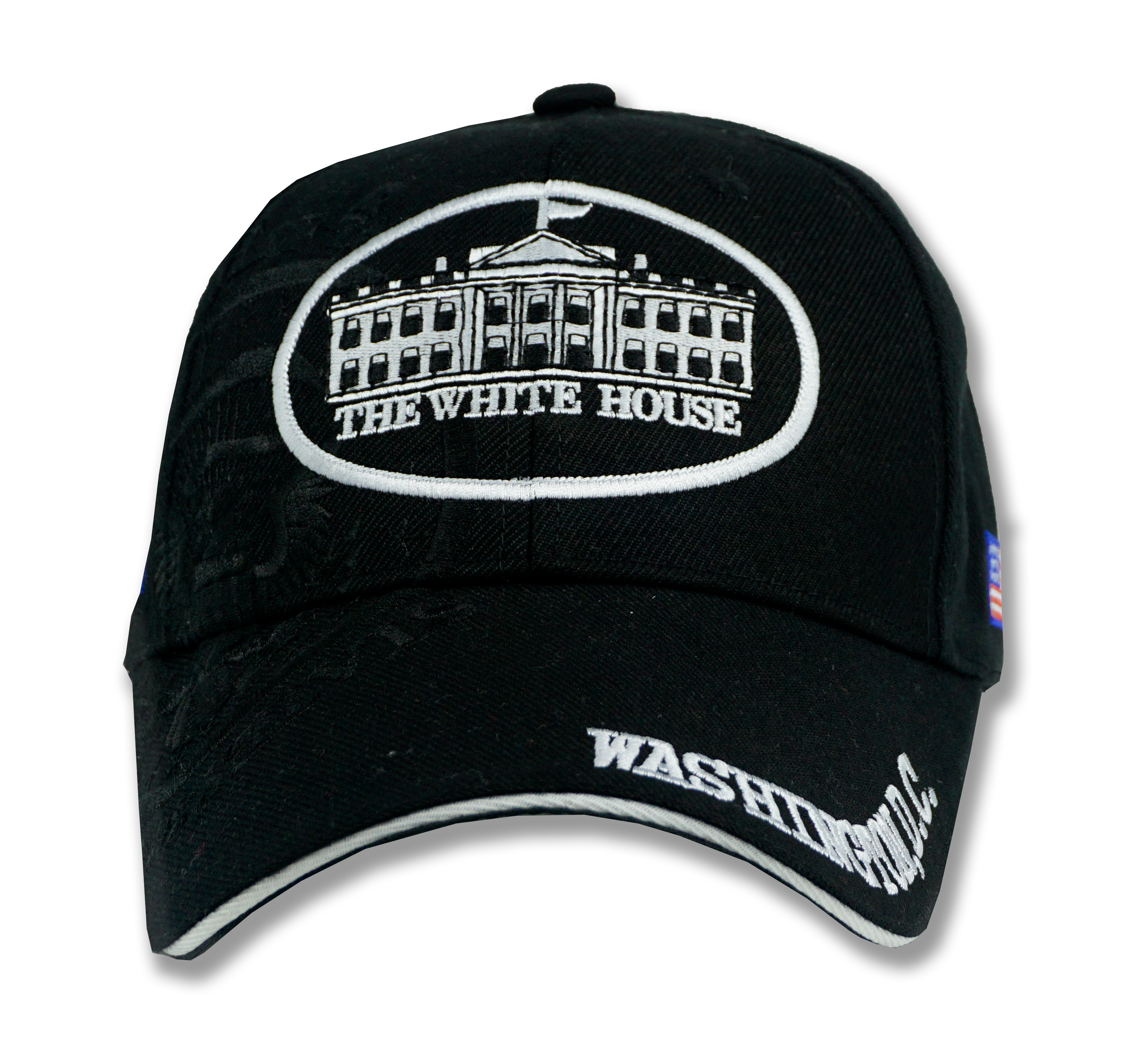 The White House Embroidered Baseball Cap Black