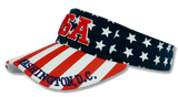 USA American Flag 3D Embroidered Visor