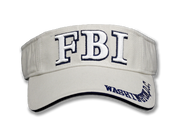 Black FBI Sun Visor Washington DC