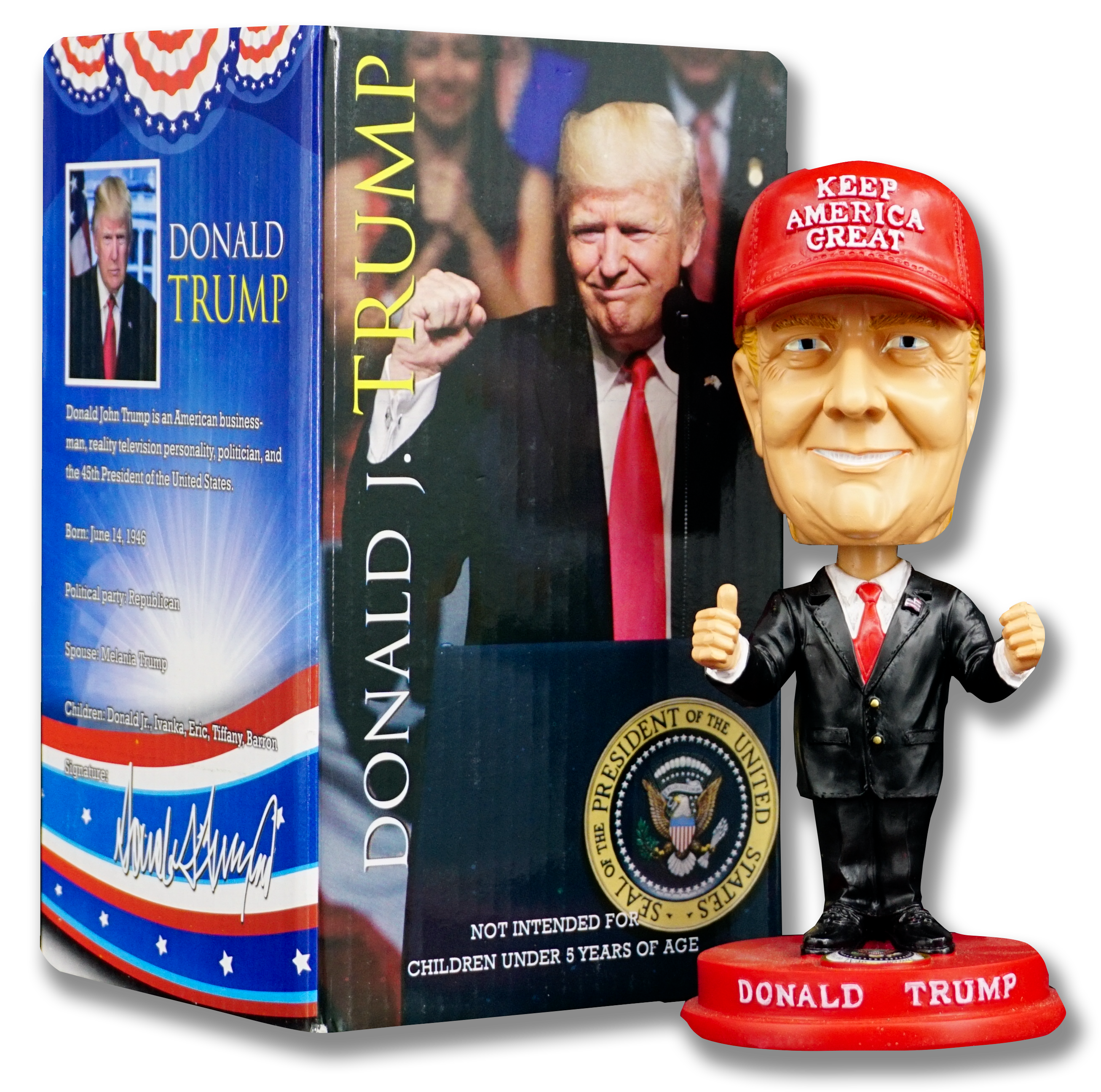 DONALD TRUMP "KEEP AMERICA GREAT" BOBBLEHEAD