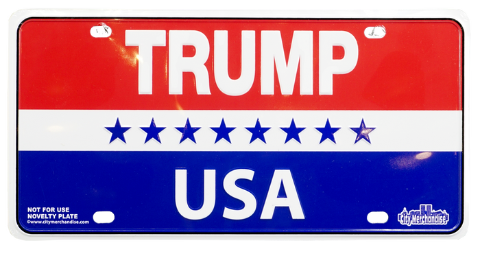 Trump License Plate Tag