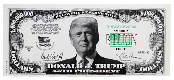 One Billion Dollar Donald Trump Bill