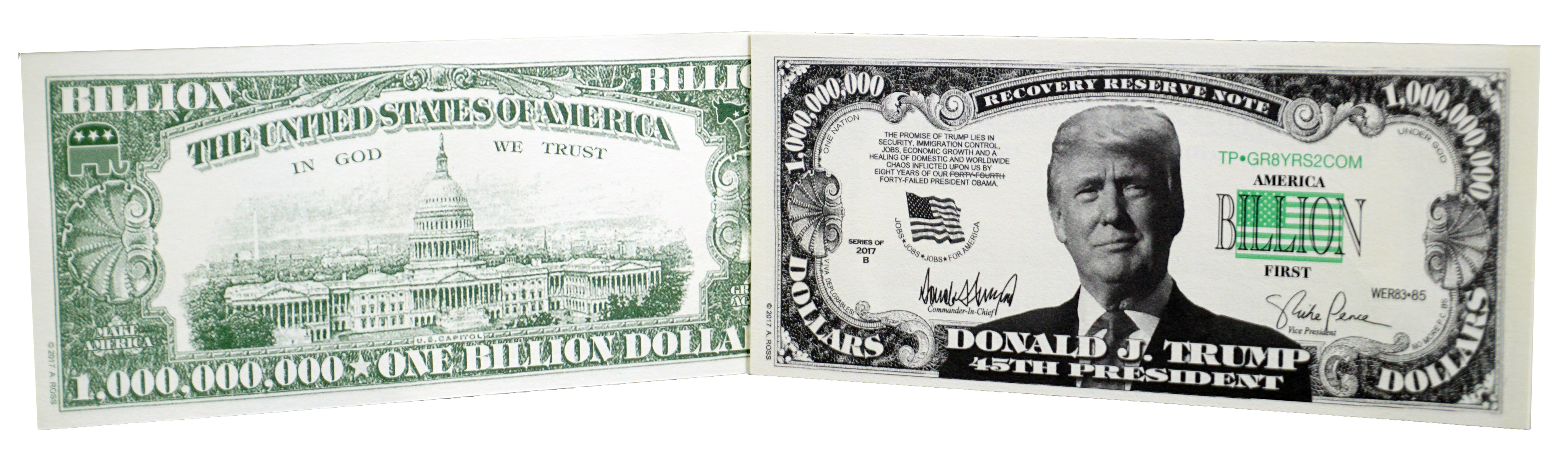 One Billion Dollar Donald Trump Bill