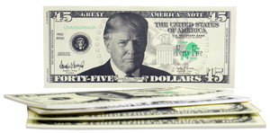 Forty-Five Dollar Donald Trump Bill