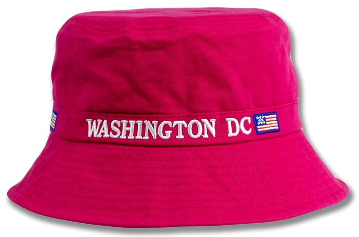 Washington DC Fisherman Bucket Hat Fuchsia