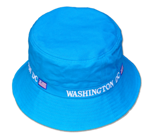 Washington DC Fisherman Bucket Hat Blue