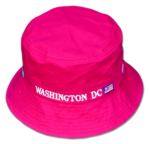 Washington DC Fisherman Bucket Hat Fuchsia