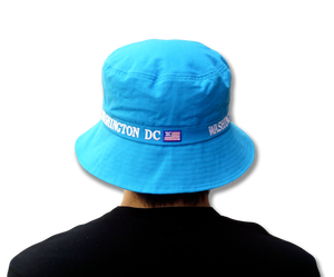 Washington DC Fisherman Bucket Hat Blue