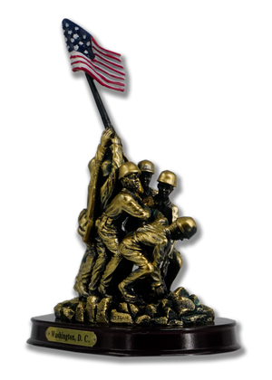 Iwo Jima Statue Bronze (6")