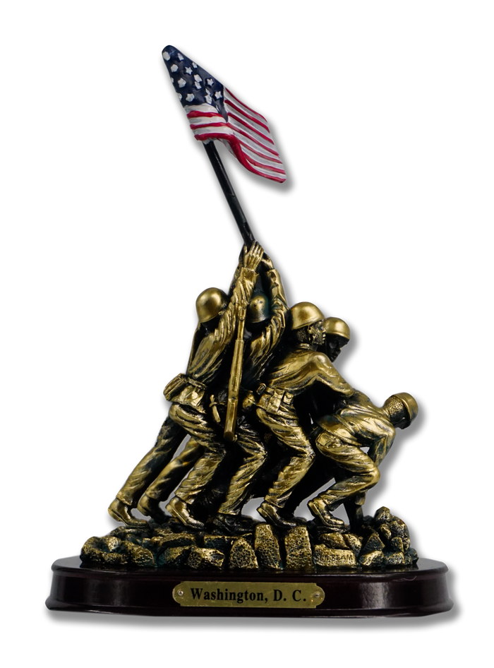 Iwo Jima Statue Bronze (6")