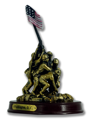 Iwo Jima Statue Bronze (6")