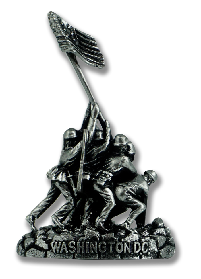 Washington D.C Silver Iwo Jima Statue