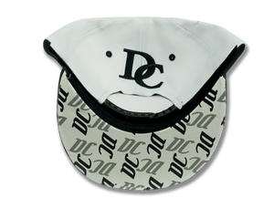 Washington DC Snapback Embroidered Baseball Cap White/Black