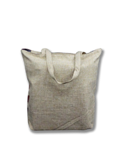 American Flag Shoulder Tote Bag Khaki Brown