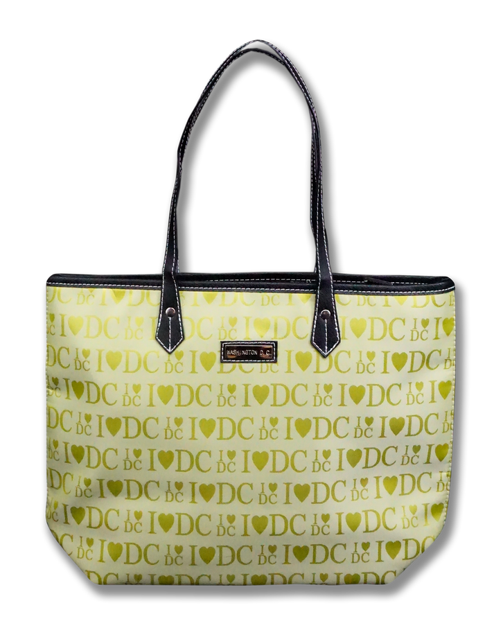 I Heart DC Shoulder Bag Lime Green