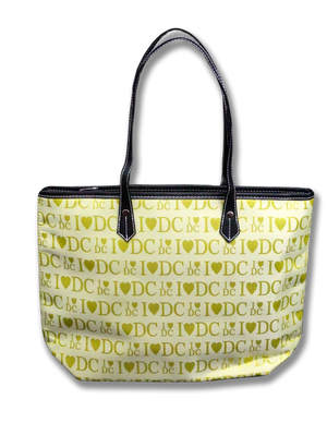 I Heart DC Shoulder Bag Lime Green