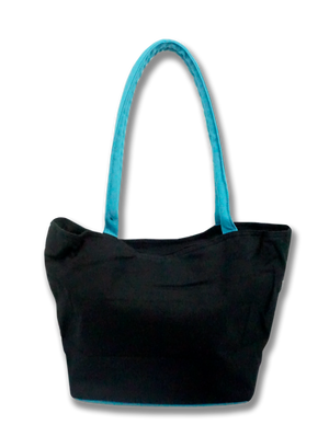 Washington DC Shoulder Bag Black/Turquoise