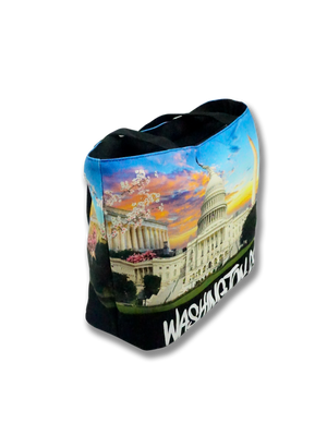 Washington DC Cherry Blossom Colorful Shoulder Bag