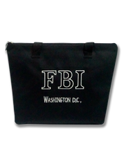 FBI Canvas Tote Bag Black