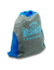 Authentic Washington DC Drawstring Bag Charcoal/Turquoise