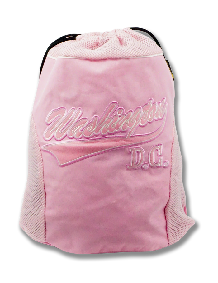 Washington DC Drawstring Bag Light Pink