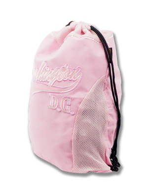 Washington DC Drawstring Bag Light Pink