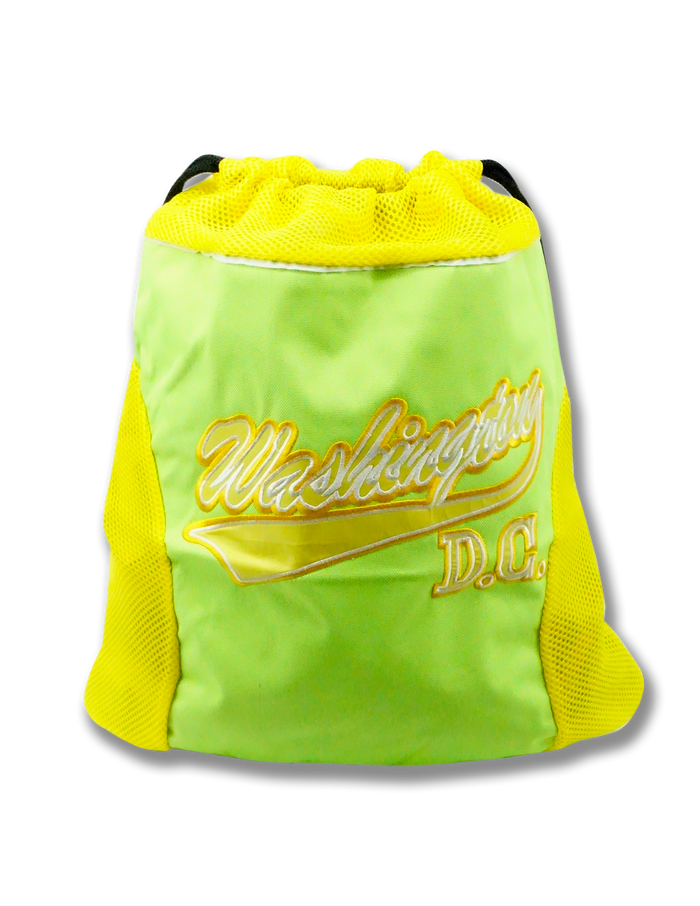 Washington DC Drawstring Bag Lime Green/Yellow