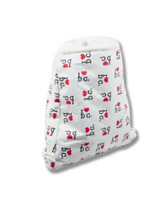 I Heart DC Drawstring Bag Milky White