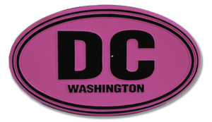 Oval Shape Washington DC magnet