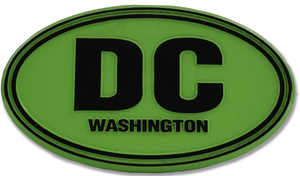 Oval Shape Washington DC magnet