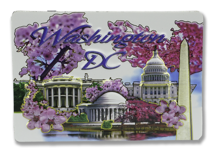 Cherry Blossom pop up fridge magnet