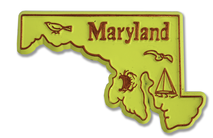 Maryland State Map magnet