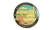 Washington DC Landmarks Cherry Blossom Black outline Lapel Pin