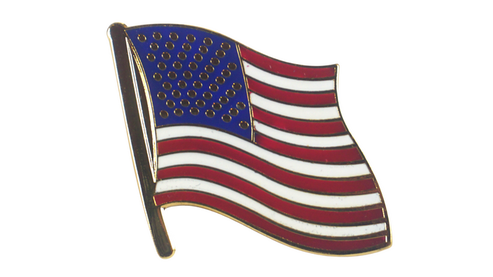 Large Flag U.S.A. Lapel Pin