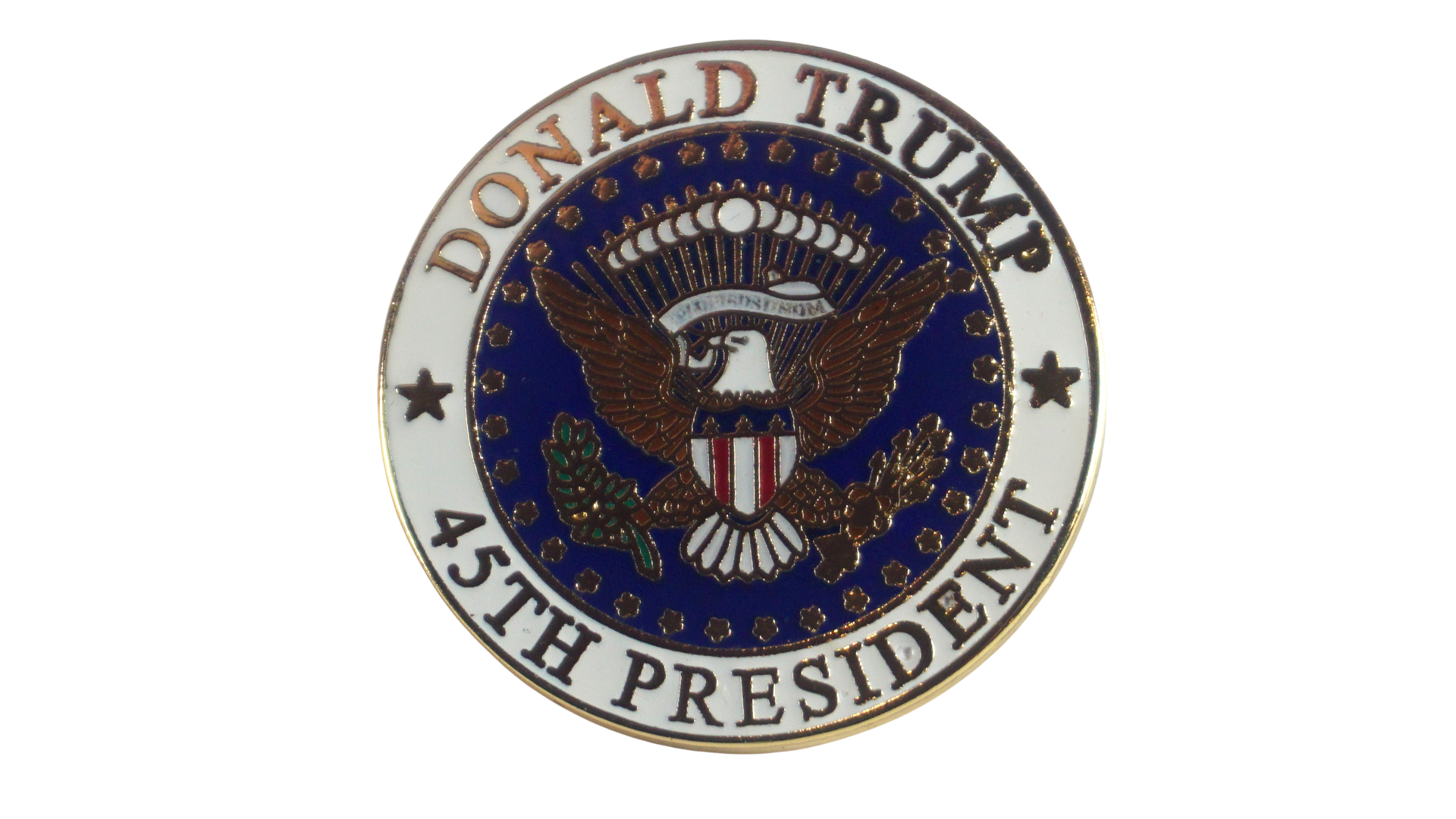 Lapel Pin D. Trump Seal