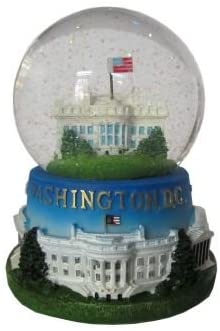 White House Snow Globe Monument Buildings