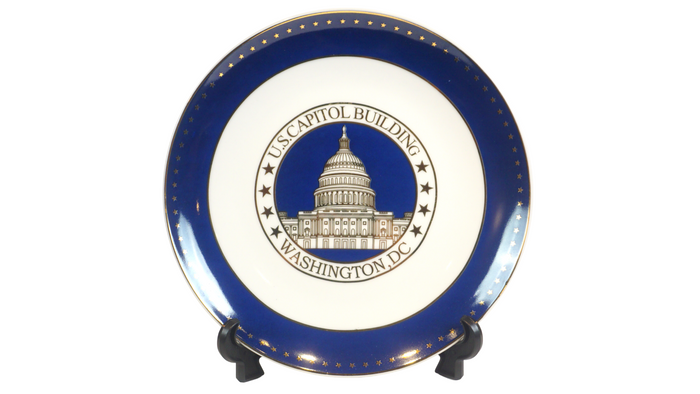 porcelain Plate Capitol