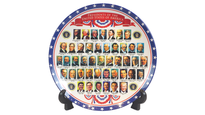 USA\ Presidents plate