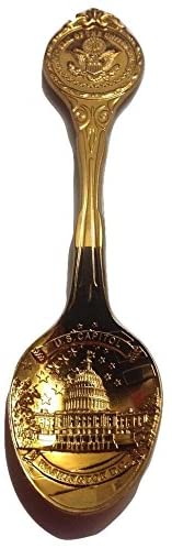 United States Capitol Gold Collectible Spoon