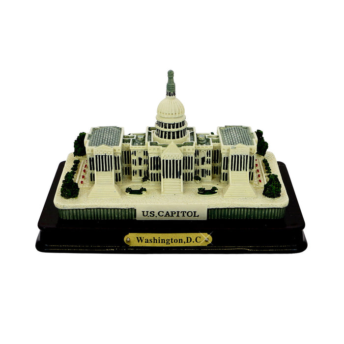 US Capitol Building on Wood Base