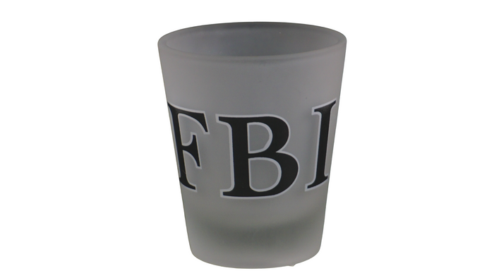Shot Glass FBI Frost