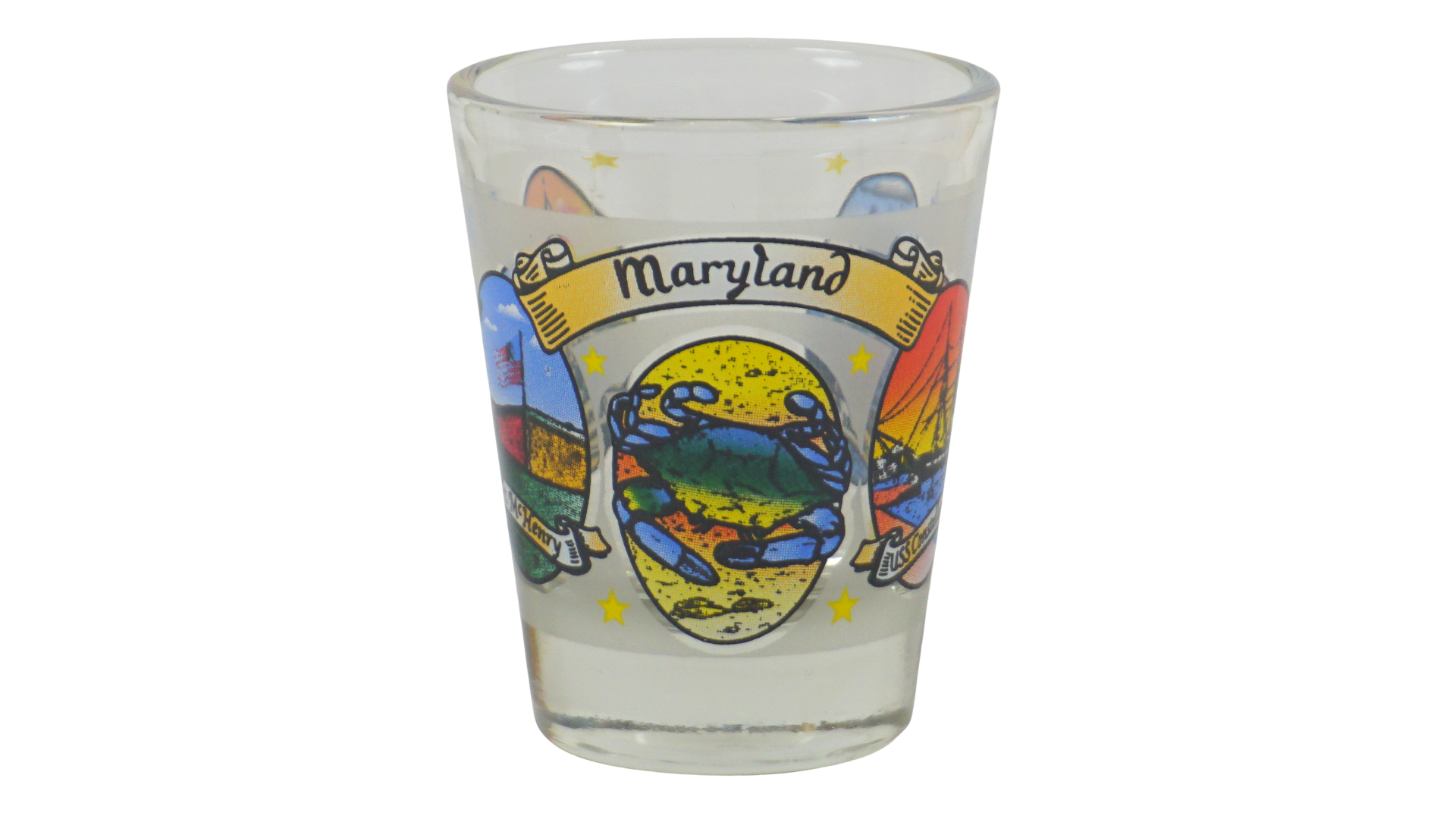 Shot Glass Maryland Scene/Oval