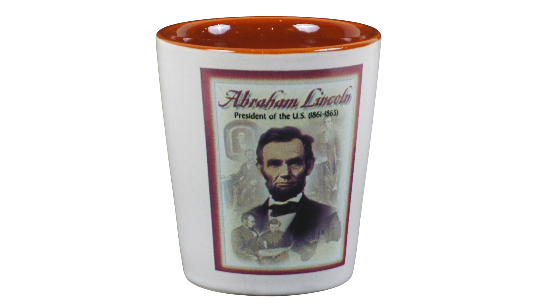 Shot Glass Lincoln Four Score