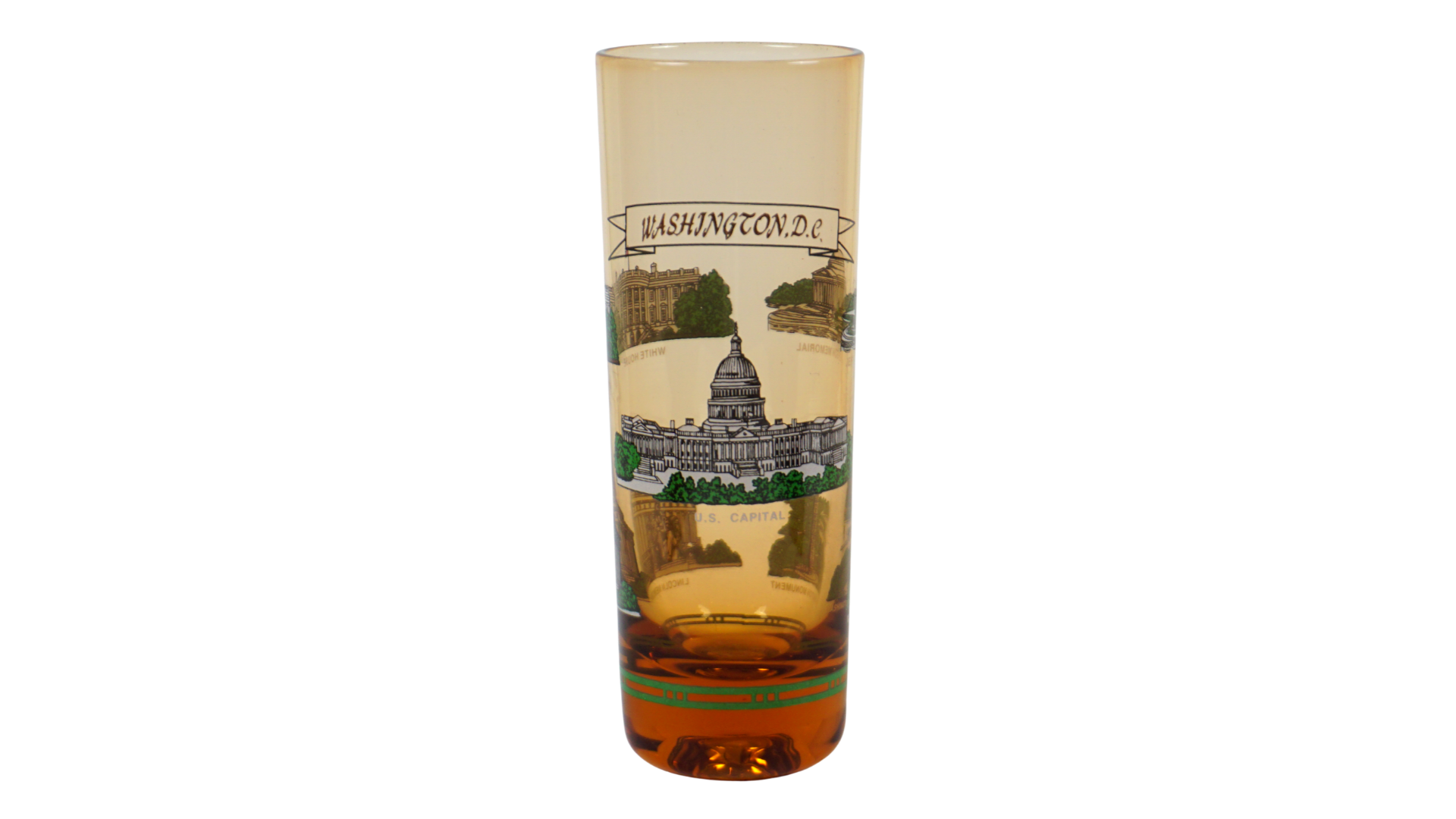 Shooter Glass D.C Panorama Brown Bottom