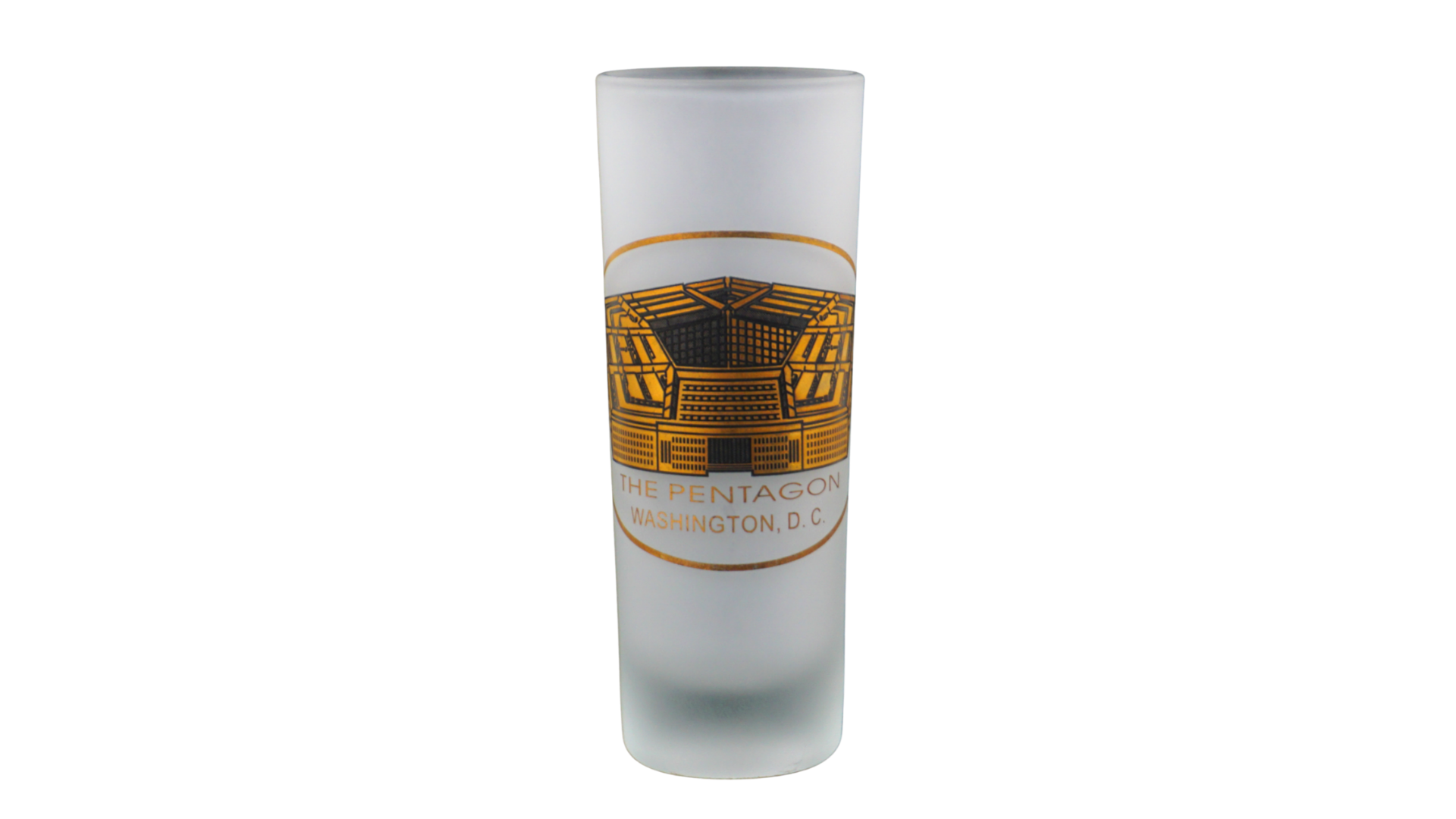 Shooter Glass Frosted Pentagon