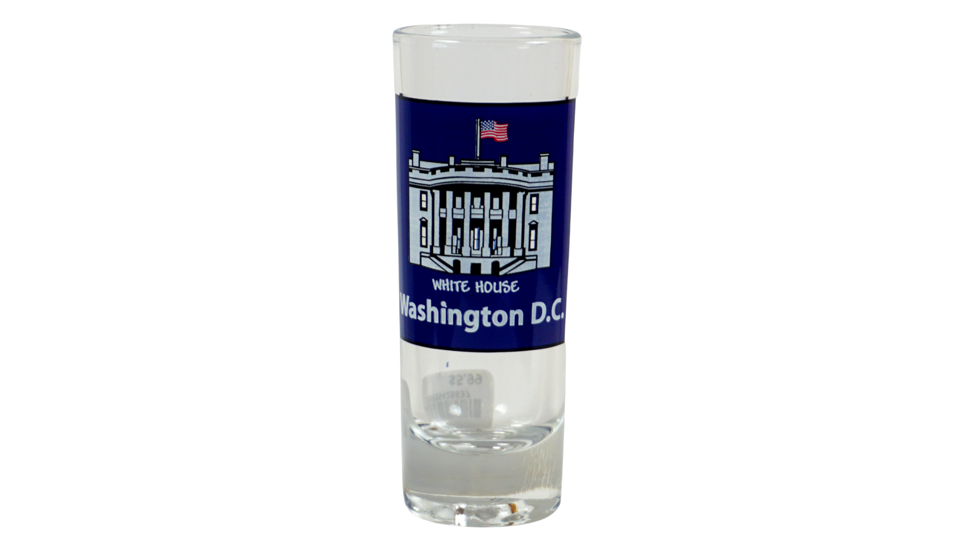 Shooter Glass White House Blue