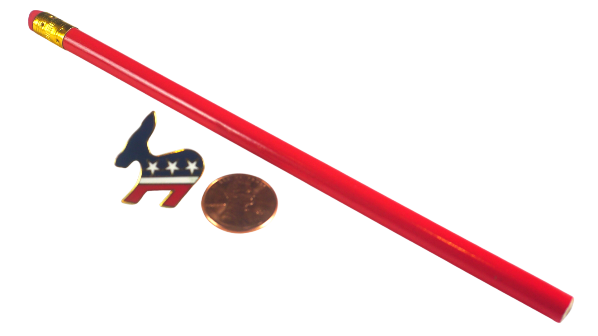 ½” Official Democrat Logo Lapel Pin Badge