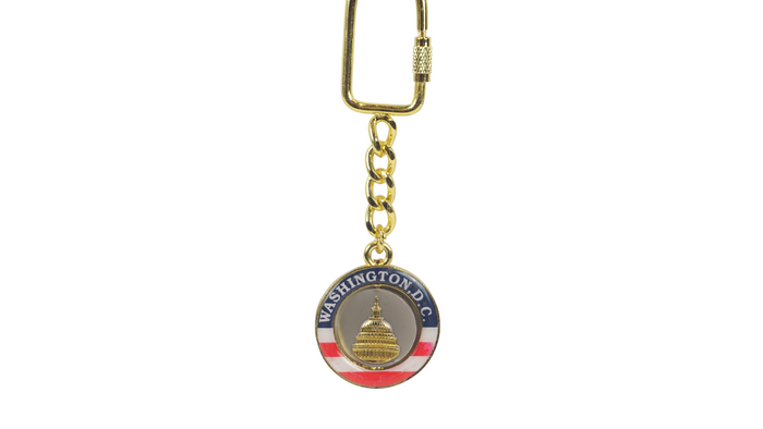 U.S Capitol Key Chain Gold