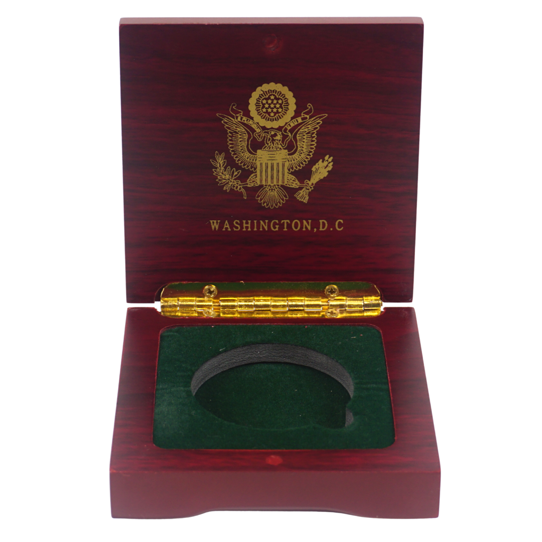 One Coin Holder Wooden Box